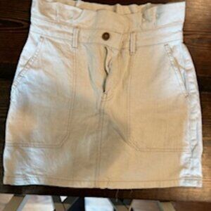 Free People Splendor paperbag high waste skirt